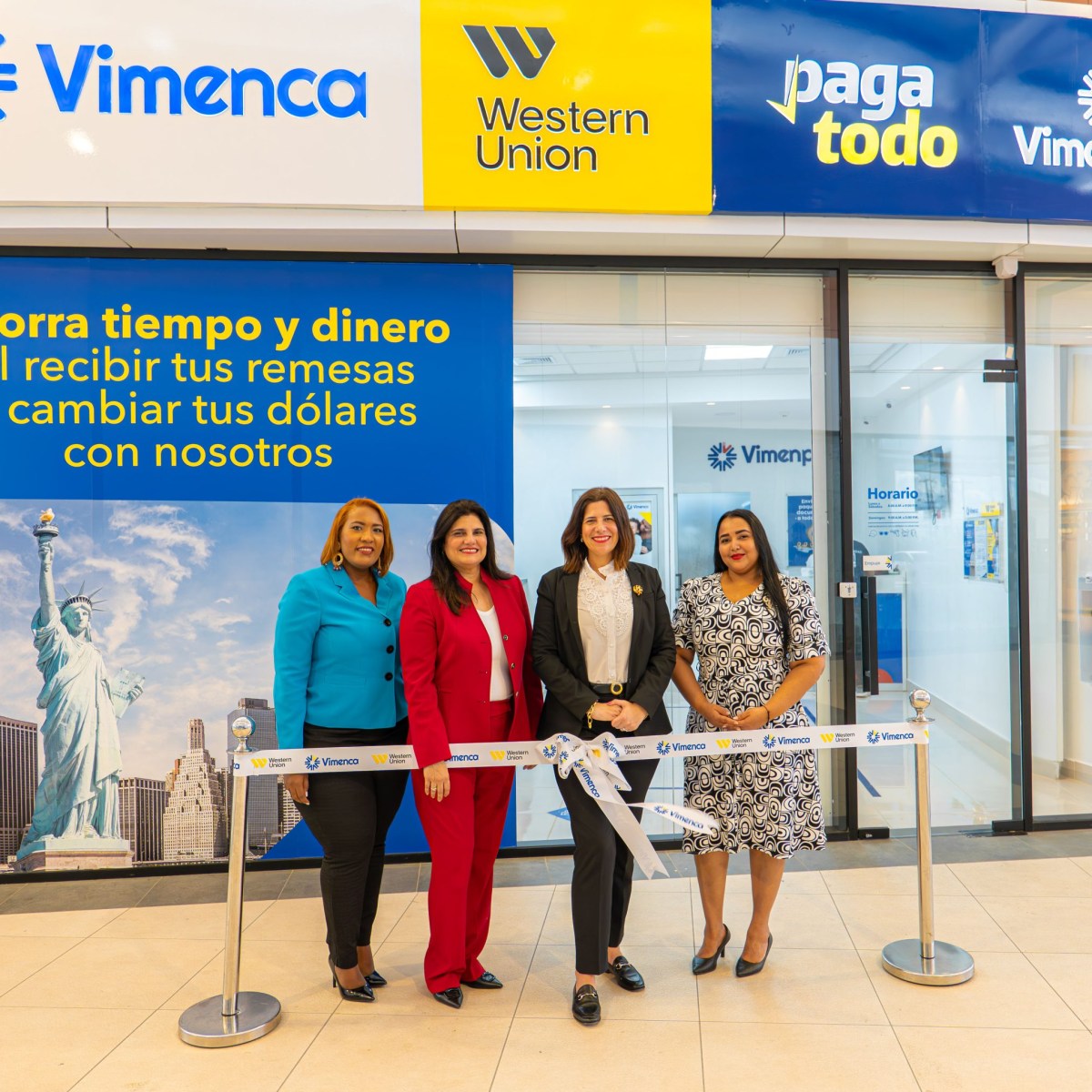 Vimenca y Western Union inauguran nuevas oficinas en San Francisco de Macorís y Moca