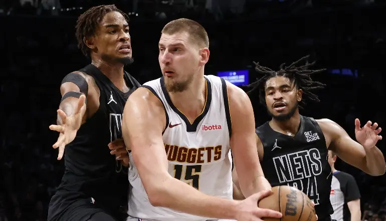 Nikola Jokic Acaba a los Nets con triple doble