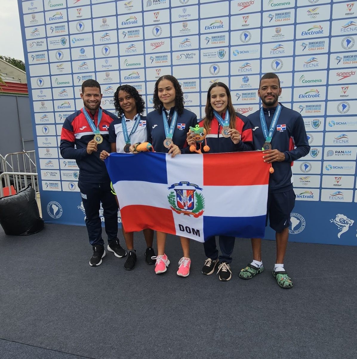 4 medallas para RD en evento de clavado en Cali, Colombia 