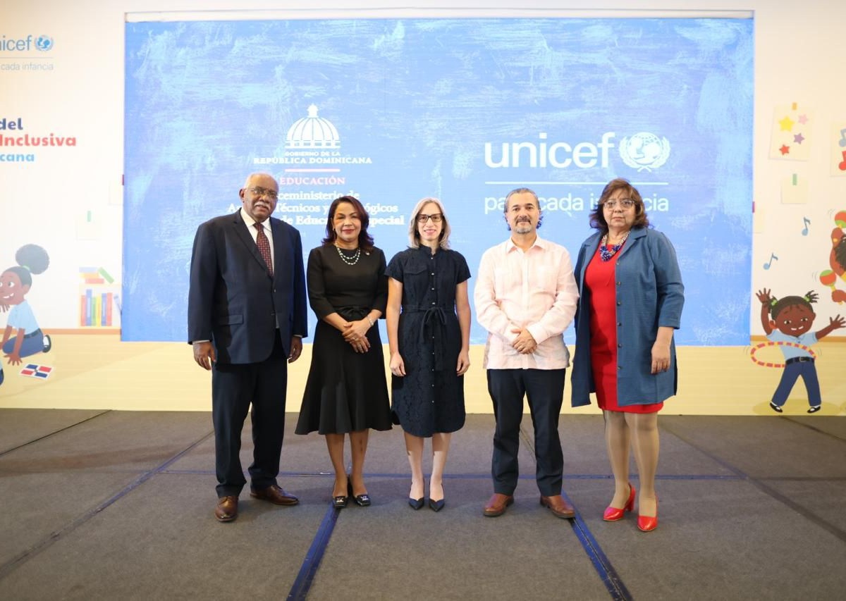 Minerd, Inafocam y Unicef lanzan plan de reconversión de escuelas inclusivas