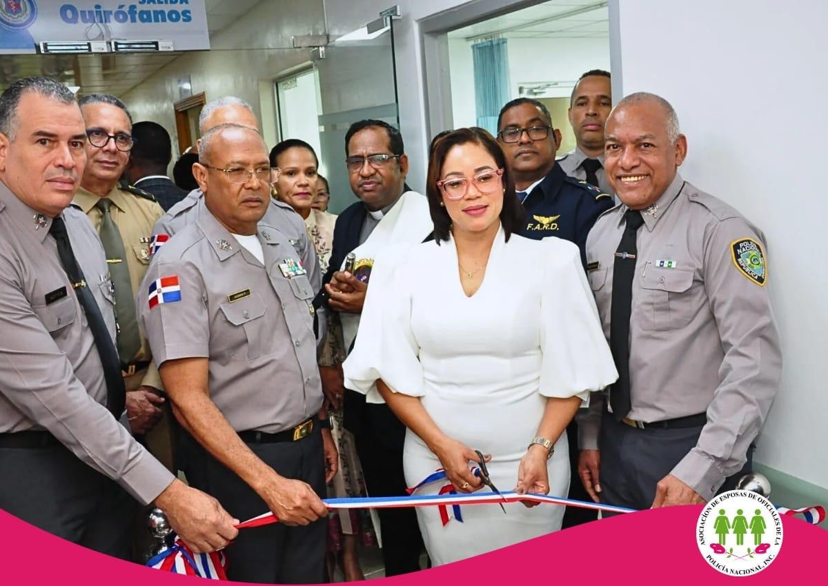 Hospital General de la Policía Nacional inaugura áreas médicas materno-infantil