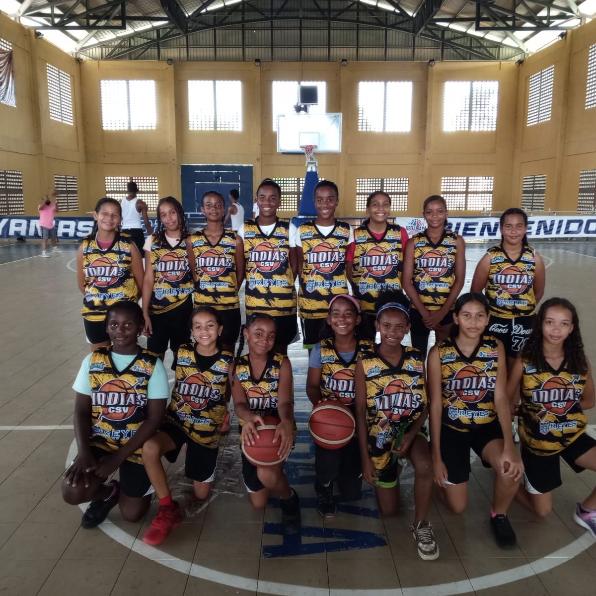 Indias arrasan en tres categorías basket femenino en Yamasá