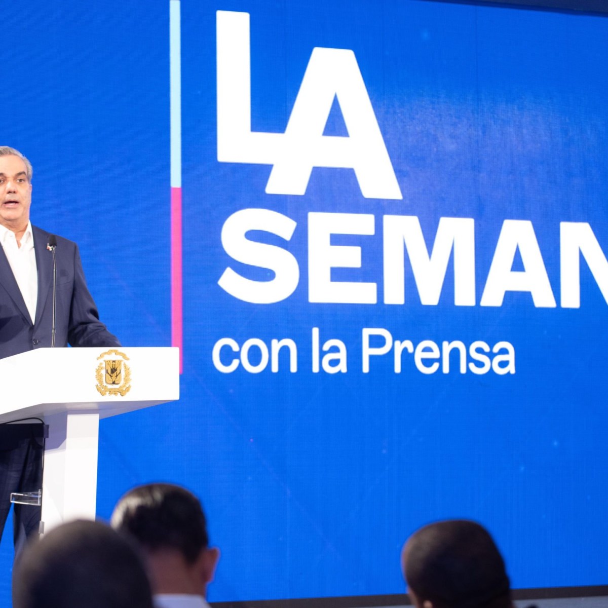 Abinader retomará el lunes  “LA Semanal con la Prensa”